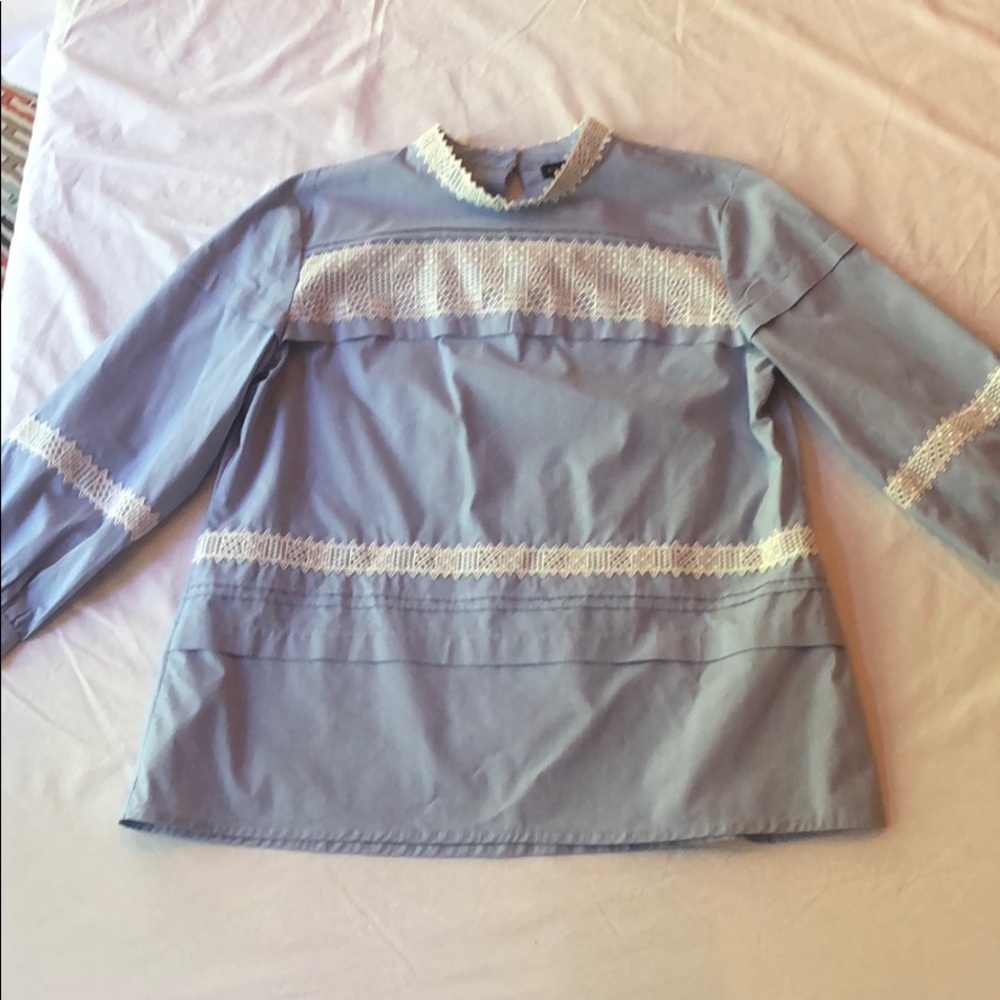 Banana Republic cotton 3/4 sleeve top-Size M